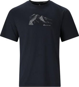 Whistler Tulon S/S T-Shirt T-Shirt f&uuml;r Herren | schwarz/blau