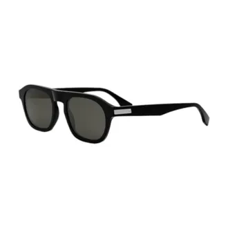 Fendi Square Full Rim Sunglasses - Black