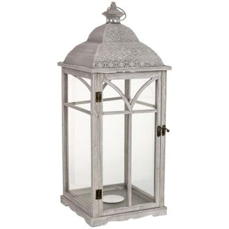 Wanderlust Deco Farol De Madera 30x30x74.5h Cm