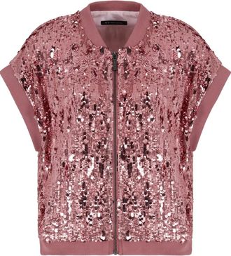 A|X Armani Exchange Canotta con scollo a V - Rosa