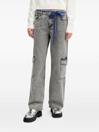 HUGO BOSS cargo pocket jeans - Grijs
