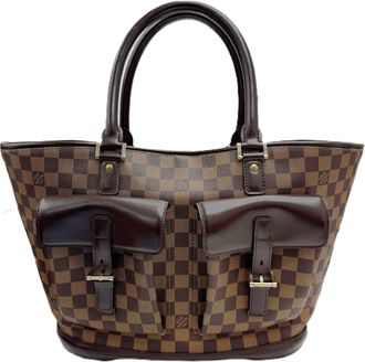 Louis Vuitton Brown Damier Canvas Tote Bag (Pre-Owned)