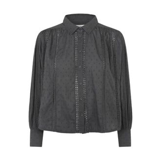Lollys Laundry Camisa - Blouses & Shirts - Mujer - Negro - 2XL