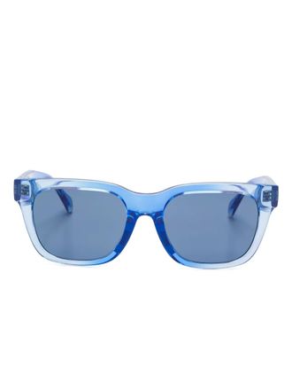 Versace square-frame sunglasses - kids - Acetate - OS - Blue