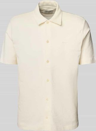 GANT Freizeithemd mit Knopfleiste in Sand, Größe XXXL