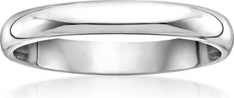 Ross-Simons Womens 3mm 14kt White Gold Band