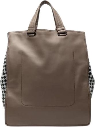 Bottega Veneta Pre-owned Vintage Tote Bag - Dames - Vintage Shopper - Bruin - ONE Size - Leer - Vintage