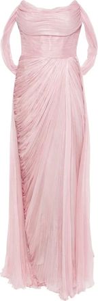 Iris Serban Abito da sera Raziel con spalle scoperte - Rosa