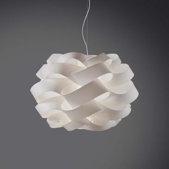 Linea Zero Cloud Ara&ntilde;a De Suspensi&oacute;n De Tres Luces Blanca Di&aacute;metro 75x H50cm