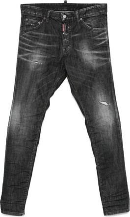 Dsquared2 Zwarte Stijlvolle Broek - Heren - Slim Fit Jeans - Zwart - XS - Jeans
