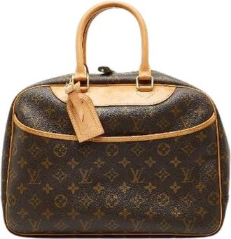 Louis Vuitton Pre-owned Handbags, female, Brown, Size: ONE SIZE Pre-owned Vintage Canvas Handbag