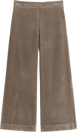 Marc O'Polo Woven Pants - Dames - Wijde Broeken - Bruin - M - Broeken