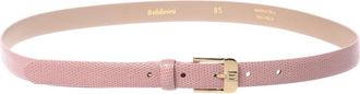 Baldinini Lizard Print Riem - Dames - Riemen - Roze - 90 CM - Leer - Accessoires