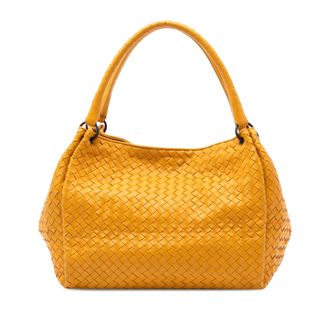 Bottega Veneta Tweedekans Nappa Intrecciato Parachute Tote