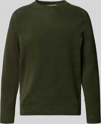 Marc O'Polo Denim Marc OPolo Denim Regular Fit Pullover mit Baumwoll-Anteil in Khaki, Größe XXL