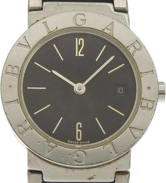 Bulgari Pre-owned Vintage Polshorloge - Dames - Vintage Horloges - Zwart - ONE Size - Vintage
