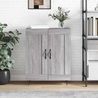 vidaXL Vidaxl - Aparador De Madera De Ingenier&iacute;a Gris Sonoma 69,5x34x90 Cm
