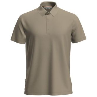 Icebreaker Merino 150 Tech Lite III S/S Polo Merinoshirt f&uuml;r Herren | beige