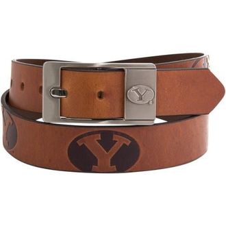 Eagles Wings BYU Cougars Brandish Leather Belt in Brown at Nordstrom, Size 36