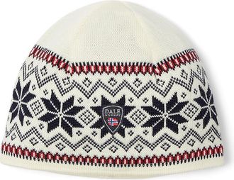 Dale of Norway Garmisch Hat Cold Weather Hats White/Navy/Raspberry, Merino/Wool