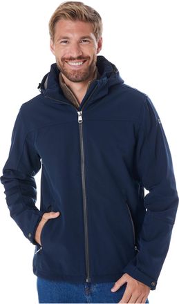 Killtec Softshelljacke KILLTEC Herren Softshelljacke, Herren, Gr. XXL, blau (navy), Oberseite: 100% Polyester;R&uuml;ckseite: 100% Polyester, Jacken Softshelljacke