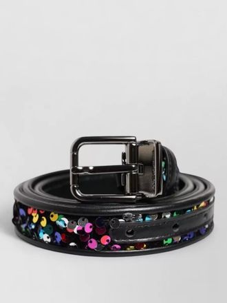 Dolce & Gabbana sequin embellished belt