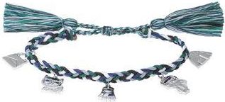 Karl Lagerfeld K/WOVEN CHARMS BRACELET