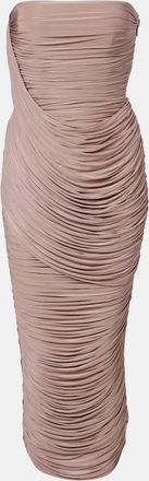 Alex Perry Abito bustier in jersey drappeggiato