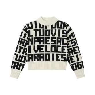 Msgm Jersey de manga larga X Caterina Frongia - Knitwear - Mujer - Multicolor - S
