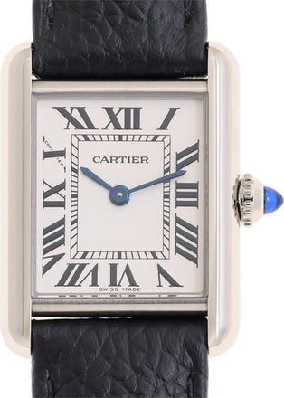 Cartier Tank Quartz Silver Dial Ladies Watch WSTA0135