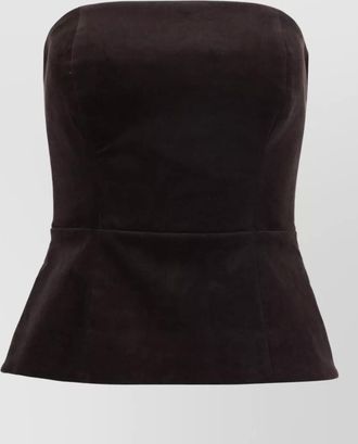 Parosh cotton bustier top
