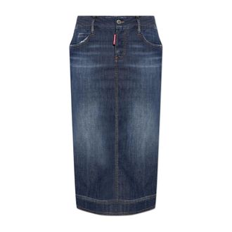 Dsquared2 Dames, Rokken, Blauw, Maat: L Denim