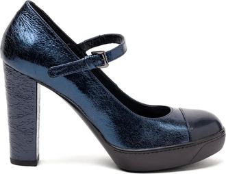 Hogan buckle-strap pumps - Blue