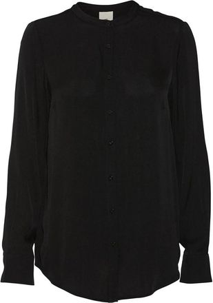 Julie Fagerholt - Heartmade Maple Shirt - Dames - Overhemden - Zwart - 2XS - Overhemden