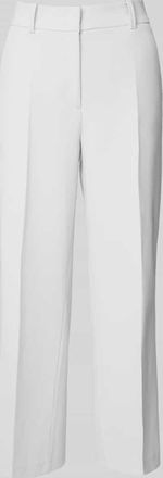 Cambio Cambio Straight Leg Stoffhose mit verkürztem Schnitt Modell CALIFORNIA in Hellgrau, Größe 34