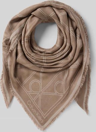 Calvin Klein Tuch aus Modal in quadratischer Form in Taupe, Gr&ouml;&szlig;e 1