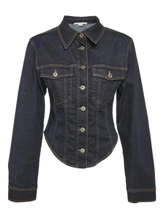 Stella McCartney Giacca denim strutturata 2024 - Blu