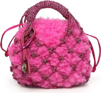Kurt Geiger Mini Macramé Bag With Crystals