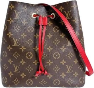 Louis Vuitton Pre-owned Bucket Bag - Dames - Vintage Tas - Bruin - ONE Size - Vintage