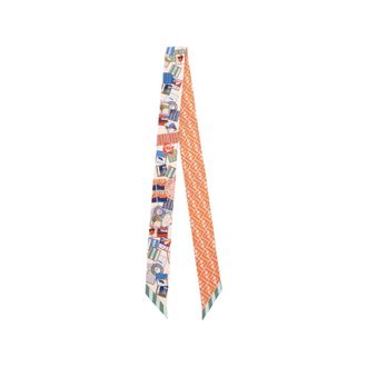 Fendi Accessoires, Dames, Veelkleurig, ONE Size, Nylon, Wrappy Smalle Sjaal