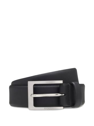 BOSS nappa-leather belt with pin buckle - men - Bovine Leather (top grain) - 90 - Black
