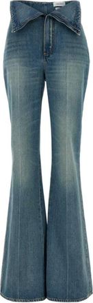 Alexander McQueen Klassieke Denim Jeans voor Mannen - Dames - Flared Jeans - Blauw - W28 - Denim - Jeans