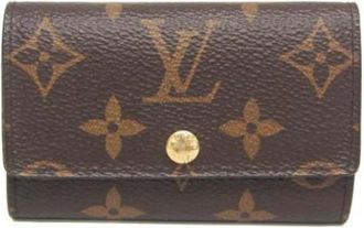 Louis Vuitton Pre-owned Accessories, female, Brown, Size: ONE SIZE Pre-owned Canvas key-holders