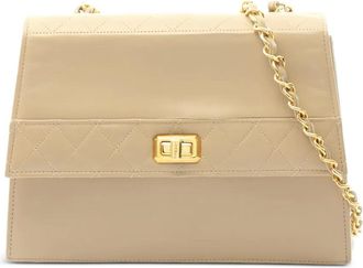 Chanel Borsa a spalla matelass&eacute; 1989-1991 - Toni neutri