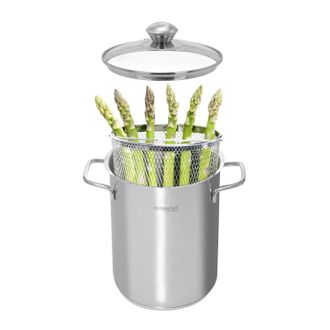KASANOVA Pentola alta per asparagi acciaio inox