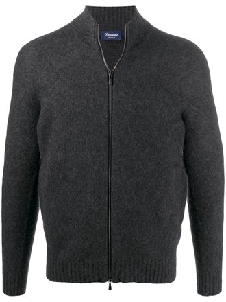 Drumohr Vest met rits - Grijs