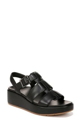 Vionic Delano Platform Fisherman Sandal in Black at Nordstrom Rack, Size 6.5