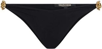 Roberto Cavalli Bikini met logo detail - Dames - Bikinis - Zwart - M - Badmode