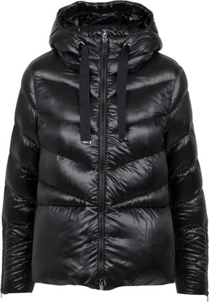 Herno Jassen Zwart - Dames - Gewatteerde jassen - Zwart - XL - Jassen