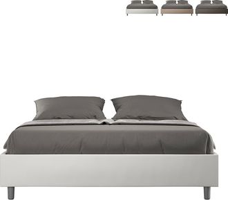 Itamoby Sommier Cama Doble Contenedor 160x200 Azelia M1 Color: Blanco - Versi&oacute;n: Modelo Est&aacute;ndar